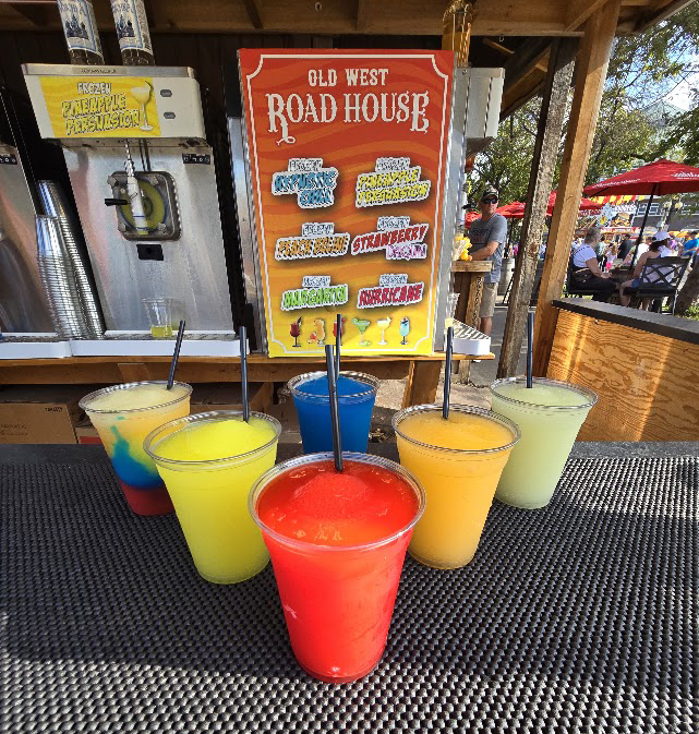 Frozen daiquiris as served