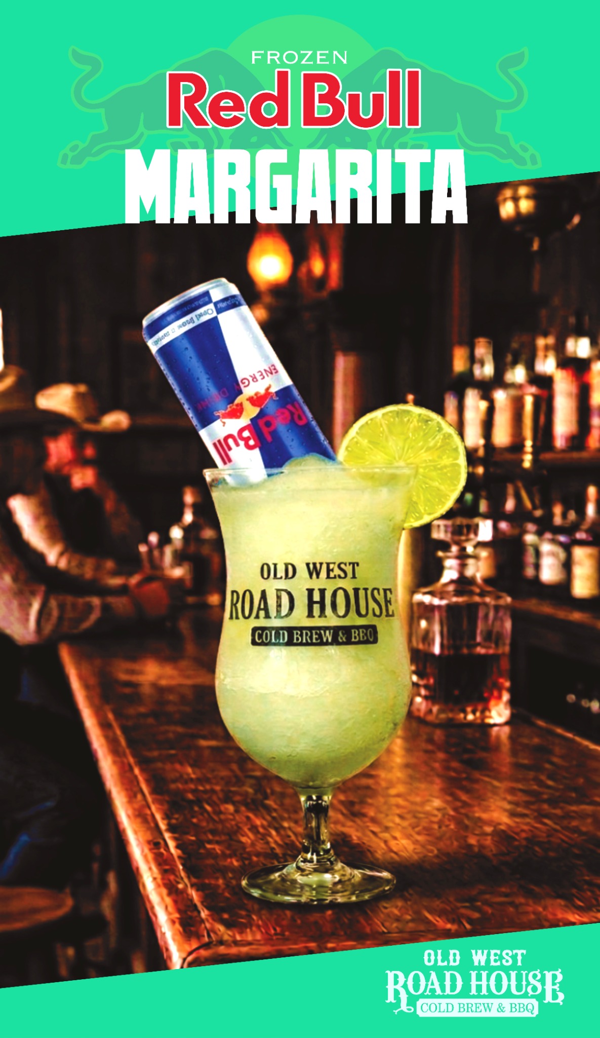 Frozen Red Bull Margarita